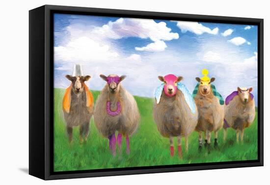 SuperSheep Ew-Nighted-Porter Hastings-Framed Stretched Canvas