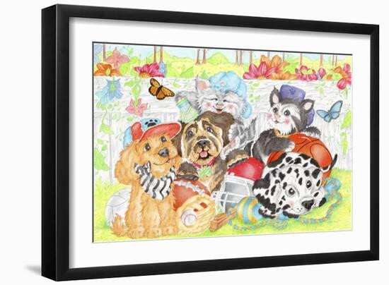 Superstars-Karen Middleton-Framed Giclee Print