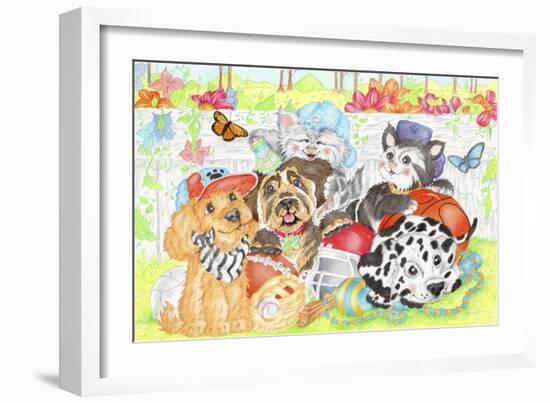 Superstars-Karen Middleton-Framed Giclee Print