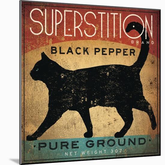 Superstition Black Pepper Cat-Ryan Fowler-Mounted Art Print