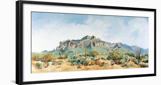 Superstition Mountain-Charlotte Klingler-Framed Art Print