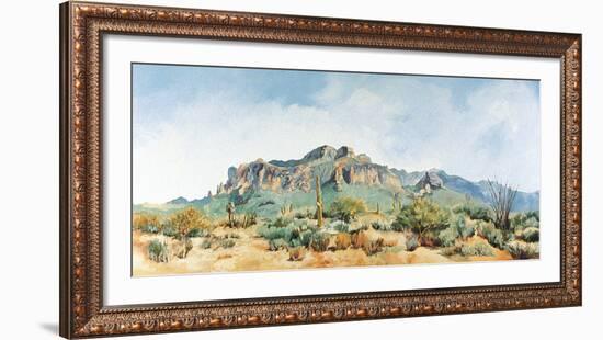 Superstition Mountain-Charlotte Klingler-Framed Art Print