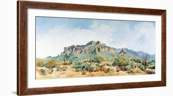 Superstition Mountain-Charlotte Klingler-Framed Art Print