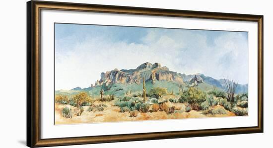 Superstition Mountain-Charlotte Klingler-Framed Art Print