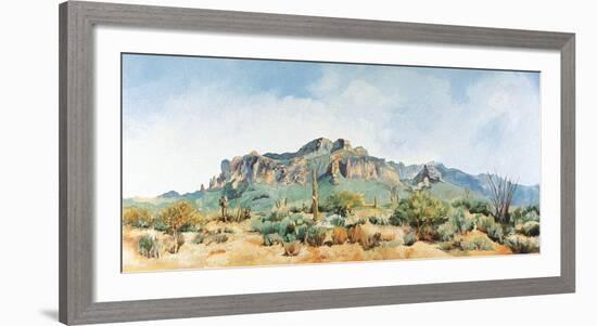 Superstition Mountain-Charlotte Klingler-Framed Art Print