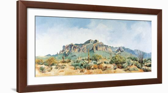 Superstition Mountain-Charlotte Klingler-Framed Art Print