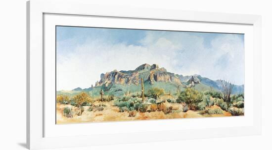 Superstition Mountain-Charlotte Klingler-Framed Art Print