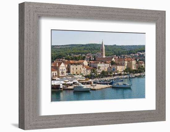 Supetar Harbour and the Church of the Annunciation-Matthew Williams-Ellis-Framed Photographic Print