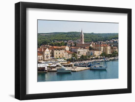 Supetar Harbour and the Church of the Annunciation-Matthew Williams-Ellis-Framed Photographic Print
