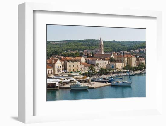 Supetar Harbour and the Church of the Annunciation-Matthew Williams-Ellis-Framed Photographic Print