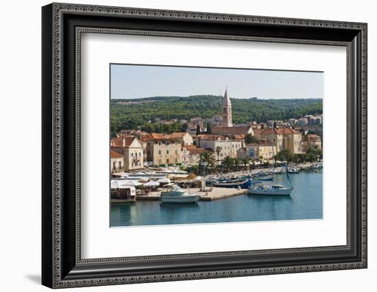 Supetar Harbour and the Church of the Annunciation-Matthew Williams-Ellis-Framed Photographic Print