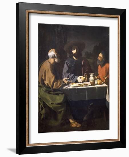 Supper at Emmaus, 1639-Francisco de Zurbaran-Framed Giclee Print