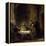 Supper at Emmaus-Rembrandt van Rijn-Framed Premier Image Canvas