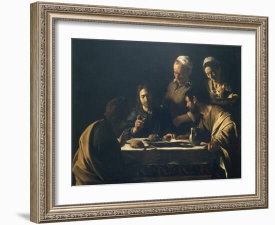 Supper at Emmaus-Caravaggio-Framed Giclee Print