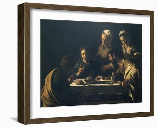 Supper at Emmaus-Caravaggio-Framed Giclee Print
