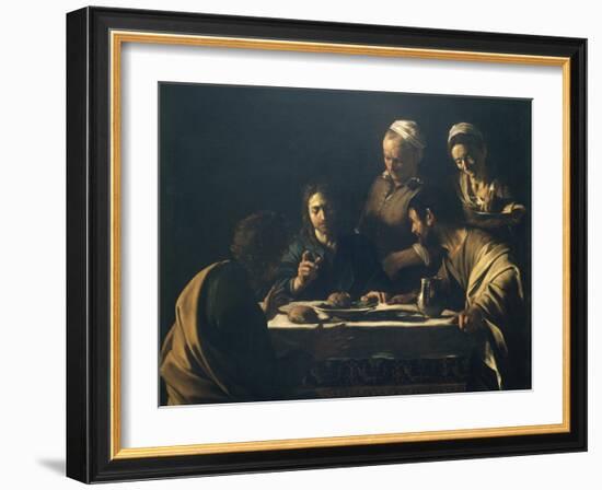 Supper at Emmaus-Caravaggio-Framed Giclee Print