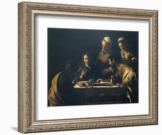 Supper at Emmaus-Caravaggio-Framed Giclee Print