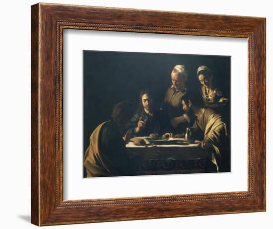 Supper at Emmaus-Caravaggio-Framed Giclee Print