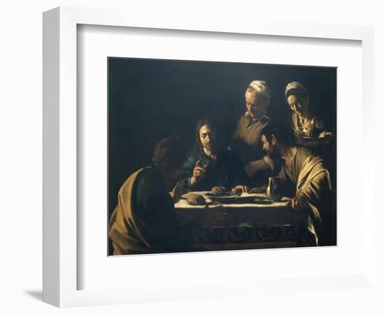 Supper at Emmaus-Caravaggio-Framed Giclee Print