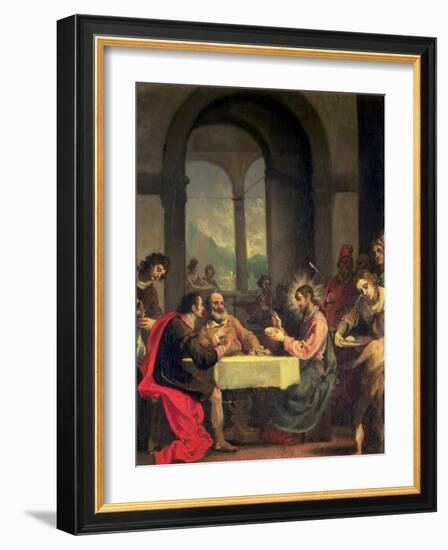 Supper at Emmaus-Alessandro Allori-Framed Giclee Print