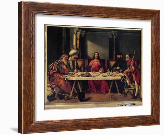 Supper at Emmaus-Giovanni Bellini-Framed Giclee Print