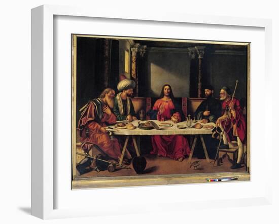 Supper at Emmaus-Giovanni Bellini-Framed Giclee Print