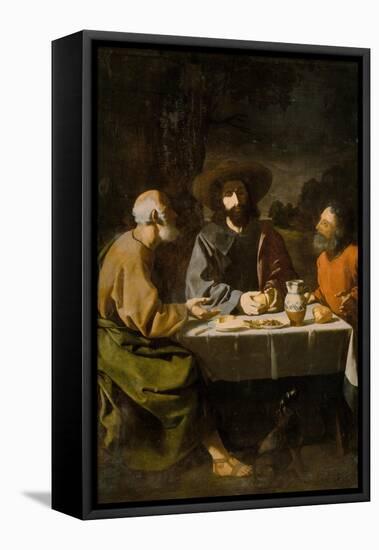 Supper at Emmaus-Francisco de Zurbarán-Framed Premier Image Canvas