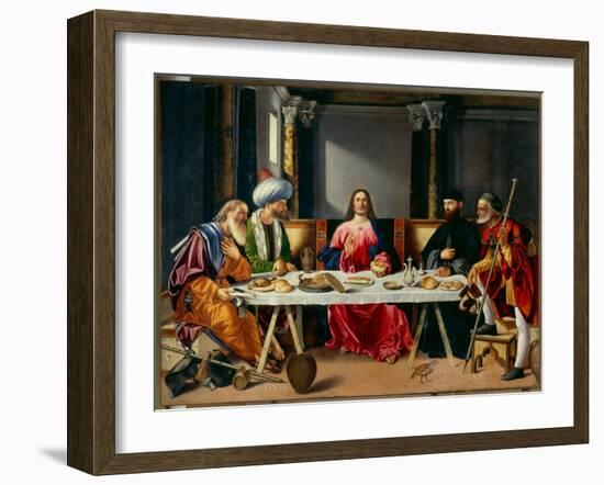 Supper at Emmaus-Vittore Carpaccio-Framed Giclee Print