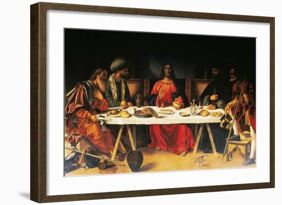 Supper at Emmaus-Giovanni Bellini-Framed Giclee Print