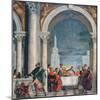 Supper in the House of Levi, 1573-Paolo Veronese-Mounted Giclee Print