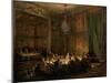 Supper of Prince De Conti at the Temple, 1766-Michel Barthélemy Ollivier-Mounted Giclee Print