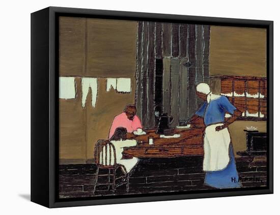 Supper Time, C.1940 (Oil on Panel)-Horace Pippin-Framed Premier Image Canvas