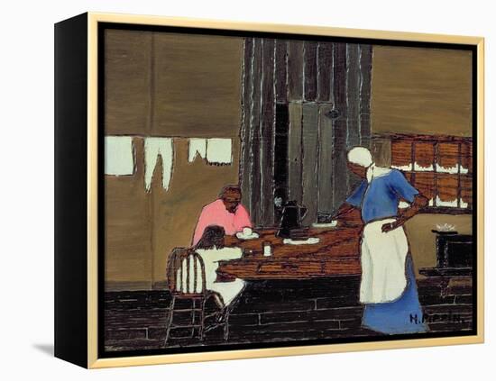 Supper Time, C.1940 (Oil on Panel)-Horace Pippin-Framed Premier Image Canvas