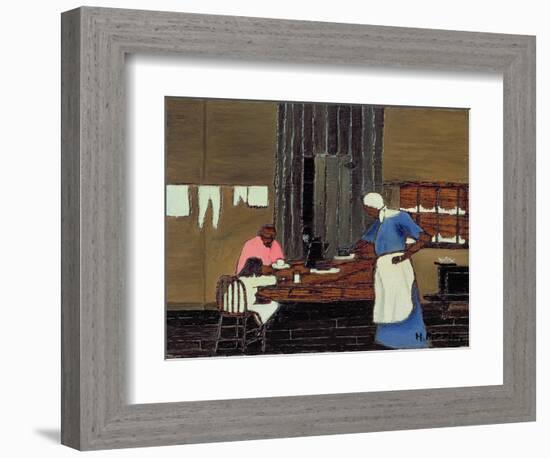 Supper Time, C.1940 (Oil on Panel)-Horace Pippin-Framed Giclee Print