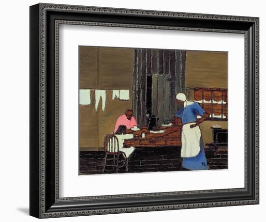 Supper Time, C.1940 (Oil on Panel)-Horace Pippin-Framed Giclee Print