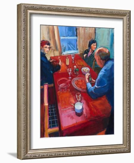 Supper-Marco Cazzulini-Framed Giclee Print