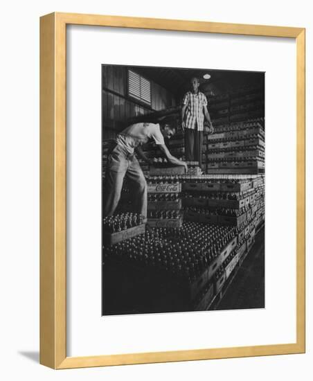 Supply of Coca Cola at Guantanamo Naval Base-null-Framed Photographic Print