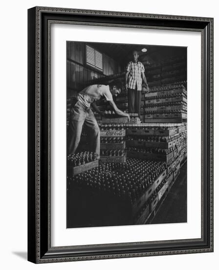 Supply of Coca Cola at Guantanamo Naval Base-null-Framed Photographic Print