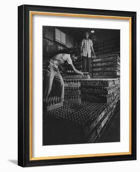Supply of Coca Cola at Guantanamo Naval Base-null-Framed Photographic Print
