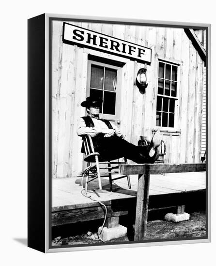 Support Your Local Sheriff!-null-Framed Stretched Canvas