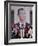 Supporters at a Rally in Downtown Damascus Endorsing President Bashar Al-Assad-Julian Love-Framed Photographic Print