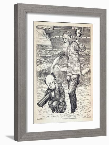 Supporting Each Man on the Top of the Tide'-Henry Holiday-Framed Giclee Print