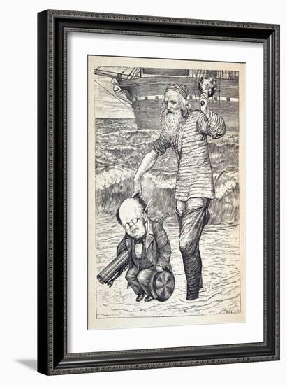 Supporting Each Man on the Top of the Tide'-Henry Holiday-Framed Giclee Print