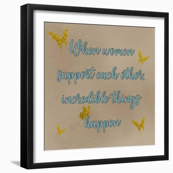 Supportive And Incredible Elegance-Marcus Prime-Framed Art Print