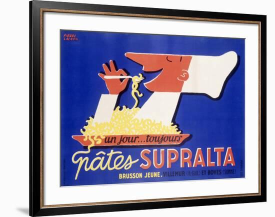 Supralta Spaghetti Pasta Chef Poster-Unknown Unknown-Framed Giclee Print