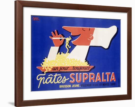 Supralta Spaghetti Pasta Chef Poster-Unknown Unknown-Framed Giclee Print