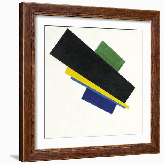 Suprematism, 18Th Construction. Peinture De Kasimir Severinovich Malevitch (Malevich, Malevic) (187-Kazimir Severinovich Malevich-Framed Giclee Print