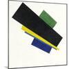 Suprematism, 18Th Construction. Peinture De Kasimir Severinovich Malevitch (Malevich, Malevic) (187-Kazimir Severinovich Malevich-Mounted Giclee Print