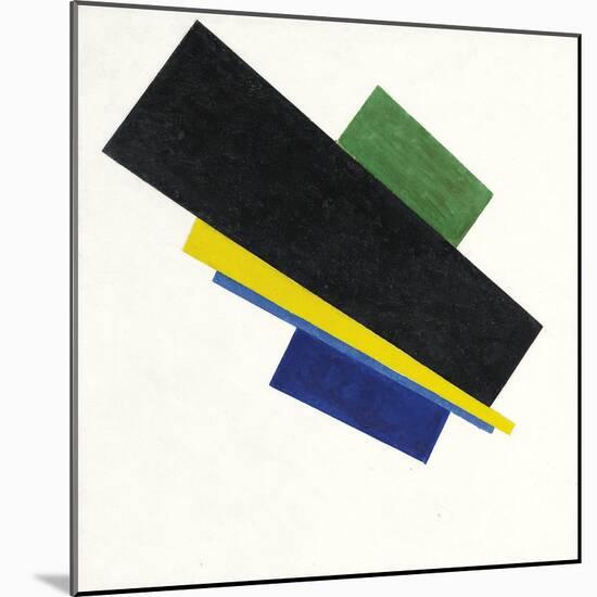 Suprematism, 18Th Construction. Peinture De Kasimir Severinovich Malevitch (Malevich, Malevic) (187-Kazimir Severinovich Malevich-Mounted Giclee Print