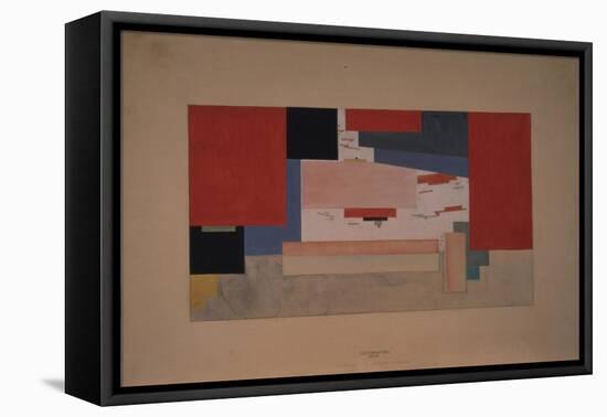 Suprematism, Sketch for a Theatre Curtain-Kasimir Severinovich Malevich-Framed Premier Image Canvas
